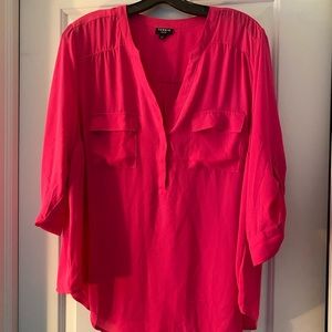 Torrid Hot Pink Size 1 Pullover Blouse